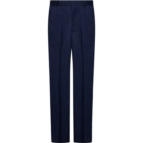 Chinos, male, , Size: M Wool Slim Fit Trousers - Givenchy - Modalova