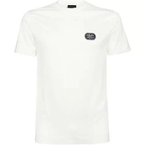 Lyocell Cotton T-Shirt , male, Sizes: 2XL - Emporio Armani - Modalova