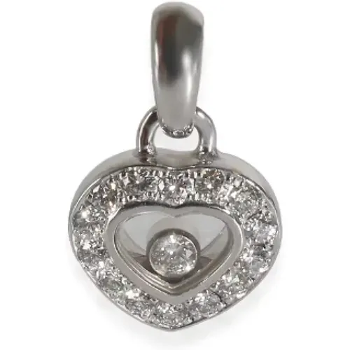 Pre-owned Jewellery, female, , Size: ONE SIZE Pre-owned White Gold necklaces - Chopard Pre-owned - Modalova