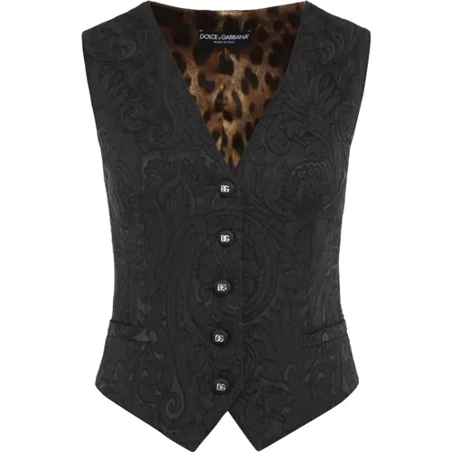 Stylischer Gilet für Männer , Damen, Größe: S - Dolce & Gabbana - Modalova