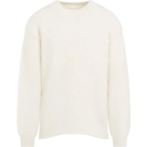 Hellbeiger Alpaka Pullover Sweater , Herren, Größe: XL - Jacquemus - Modalova