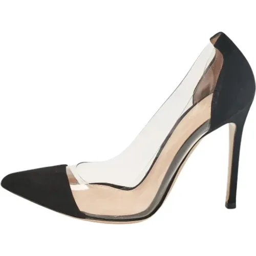 Pre-owned Pumps, female, , Size: 5 US Pre-owned Suede heels - Gianvito Rossi Pre-owned - Modalova