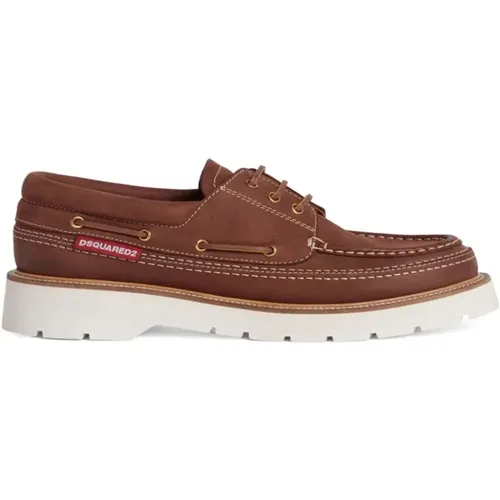 Boat Shoes , male, Sizes: 8 UK, 10 UK, 9 UK - Dsquared2 - Modalova