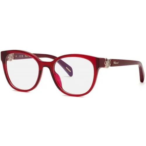 Stylish Glasses in Bordeaux , unisex, Sizes: 53 MM - Chopard - Modalova