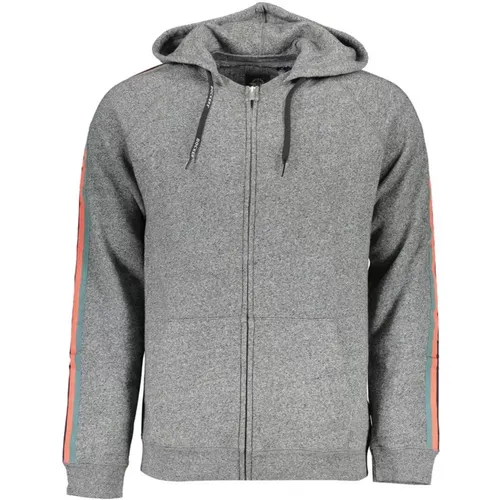 Zip-throughs, male, , Size: 2XL Hooded Sweater with Logo Detail - Dockers - Modalova