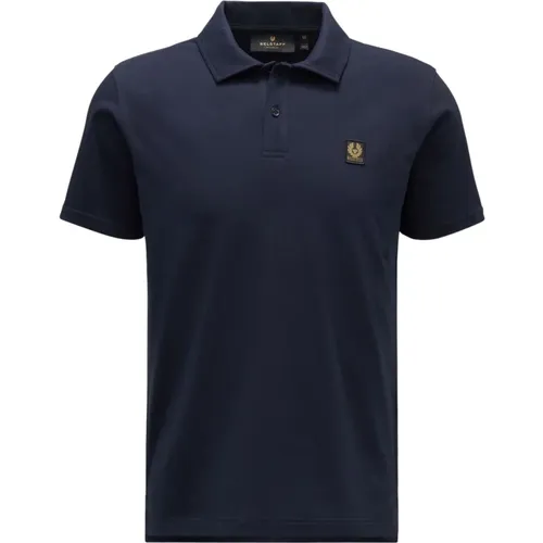 Sophisticated Dark Ink Polo Shirt , male, Sizes: XL, L, M - Belstaff - Modalova