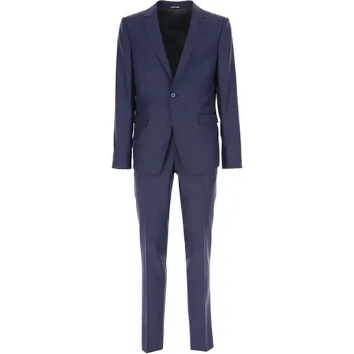 Men's Clothing Suit Navy Ss23 , male, Sizes: M - Emporio Armani - Modalova