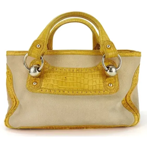 Pre-owned Canvas handbags , female, Sizes: ONE SIZE - Celine Vintage - Modalova