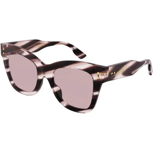 Gg1082S Sonnenbrille - Havana Pink , unisex, Größe: 52 MM - Gucci - Modalova