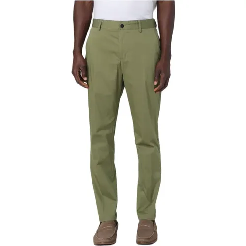 Chinos, male, , Size: L Cotton Pants - Boss - Modalova