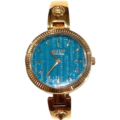 Pre-owned Watches, female, , Size: ONE SIZE Pre-owned Stainless Steel watches - Versace Pre-owned - Modalova