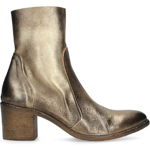 Golden Ankle Boot , female, Sizes: 6 UK, 7 UK, 4 1/2 UK - Strategia - Modalova