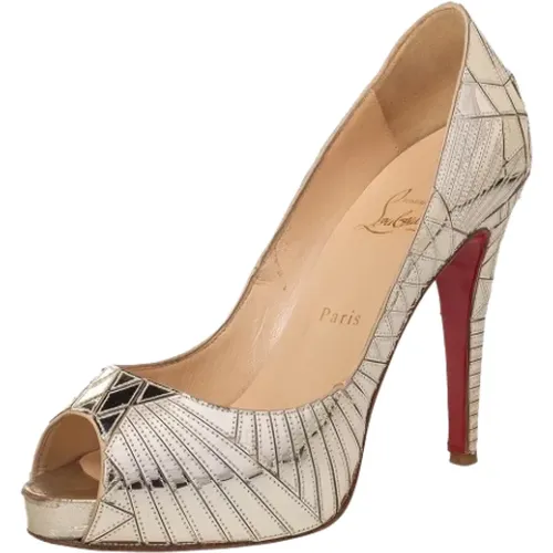 Pre-owned Leather heels , female, Sizes: 6 UK - Christian Louboutin Pre-owned - Modalova