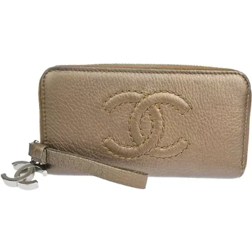 Pre-owned Wallets, female, , Size: ONE SIZE Pre-owned Leather wallets - Chanel Vintage - Modalova