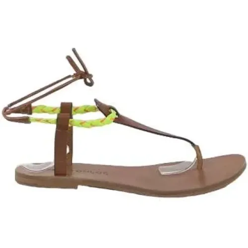 Pre-owned Sandals, female, , Size: 10 US Pre-owned Leather sandals - Chloé Pre-owned - Modalova