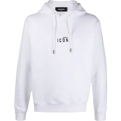 Icon Hooded Sweatshirt for Men , male, Sizes: XL, 2XL, M, S - Dsquared2 - Modalova