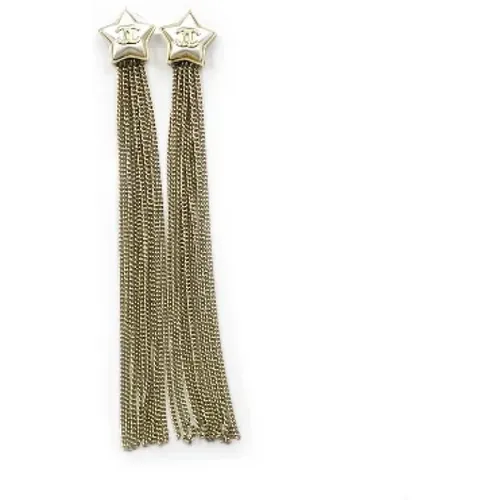 Pre-owned Fabric earrings , female, Sizes: ONE SIZE - Chanel Vintage - Modalova