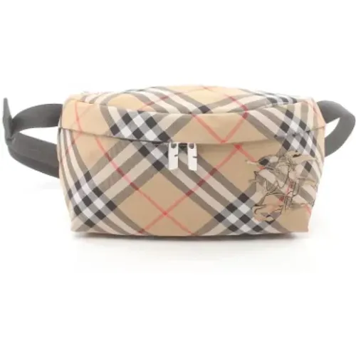 Pre-owned Canvas crossbody-bags , male, Sizes: ONE SIZE - Burberry Vintage - Modalova