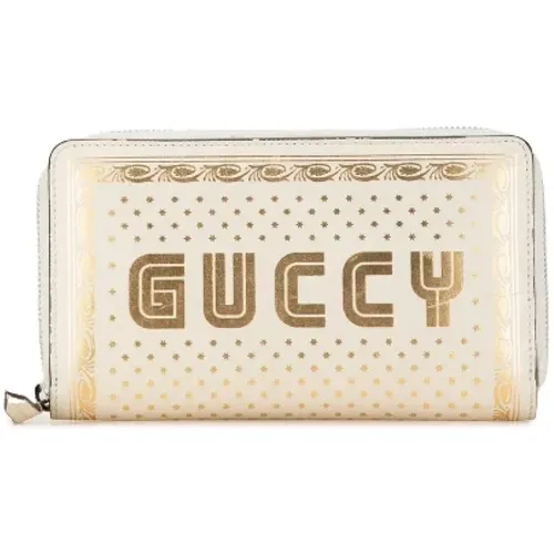 Pre-owned Wallets, female, , Size: ONE SIZE Pre-owned Leather wallets - Gucci Vintage - Modalova