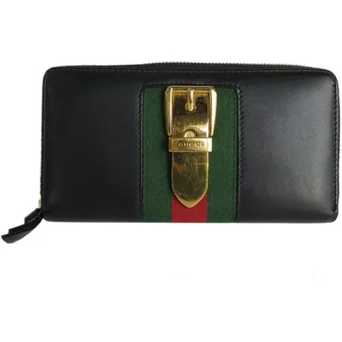 Pre-owned Wallets, female, , Size: ONE SIZE Pre-owned Leather wallets - Gucci Vintage - Modalova