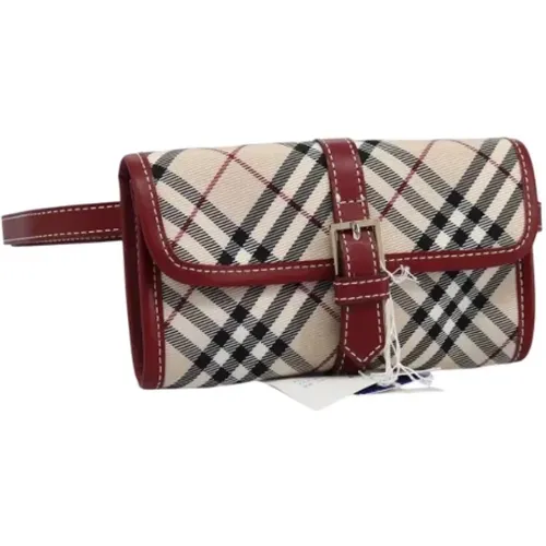 Pre-owned Belt Bags, female, , Size: ONE SIZE Pre-owned Canvas Belt Bag - Burberry Vintage - Modalova