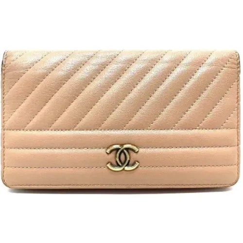 Pre-owned Leather wallets , female, Sizes: ONE SIZE - Chanel Vintage - Modalova