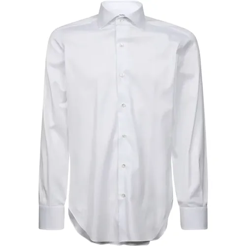 Klassisches Weißes Oxford Hemd - Barba - Modalova