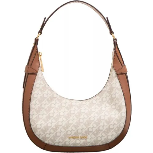 Preston Shoulder Bag Vanilla/Lugg , female, Sizes: ONE SIZE - Michael Kors - Modalova