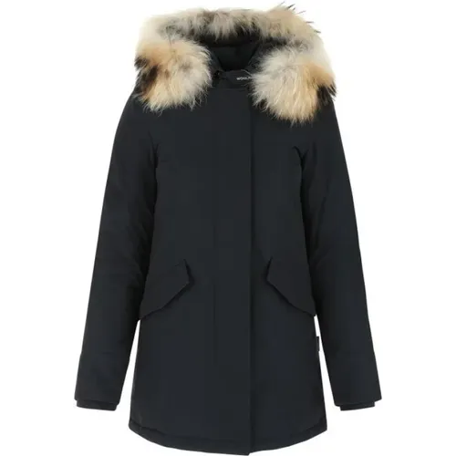 Winter Parka with Fur Hood , female, Sizes: XS, M, L, S - Woolrich - Modalova