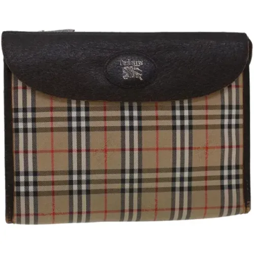 Pre-owned Clutches, female, , Size: ONE SIZE Pre-owned Nylon clutches - Burberry Vintage - Modalova