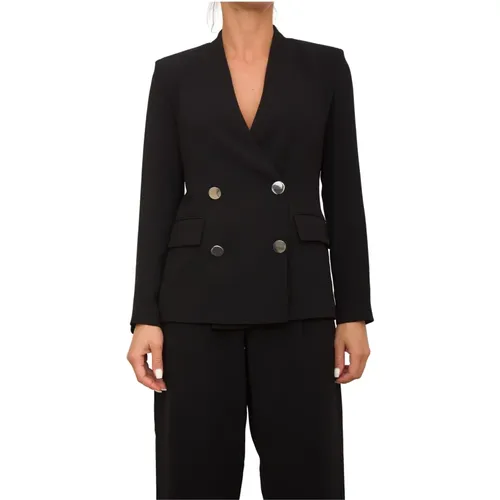 Schwarzer Blazer für Männer , Damen, Größe: M - Armani Exchange - Modalova