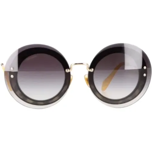 Pre-owned Accessories, female, , Size: ONE SIZE Pre-owned Metal sunglasses - Miu Miu Pre-owned - Modalova
