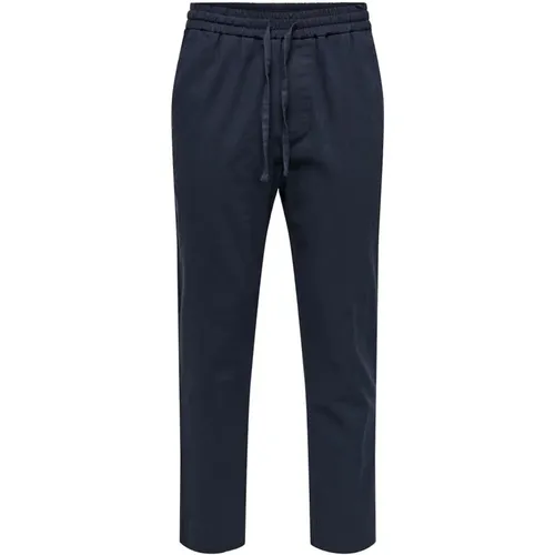 Linus Tapered Fit Hose , Herren, Größe: S - Only & Sons - Modalova