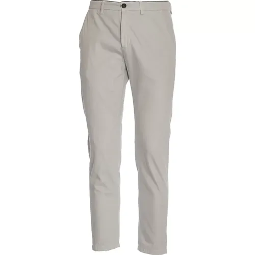 Chinos, male, , Size: W30 Slim Fit Chino Trousers Mastic - Department Five - Modalova