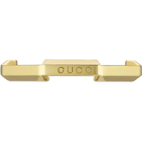 Ybc662194001 - Oro giallo 18kt - Link to Love ring in 18kt gold , female, Sizes: 52 MM - Gucci - Modalova