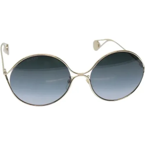 Pre-owned Accessories, female, , Size: ONE SIZE Pre-owned Metal sunglasses - Gucci Vintage - Modalova