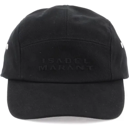 Caps, female, , Size: 57 CM Tedji Baseball Cap with Embroidered Logo - Isabel marant - Modalova