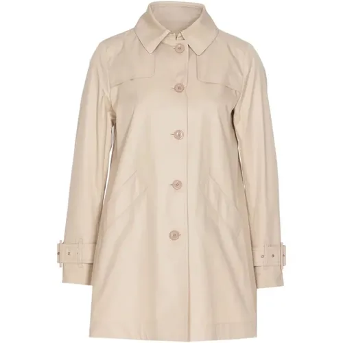 Trench Coats, female, , Size: L Short Trench Coat - Herno - Modalova