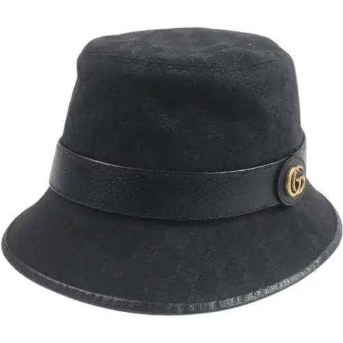 Pre-owned Accessories, male, , Size: ONE SIZE Pre-owned Polyester hats - Gucci Vintage - Modalova