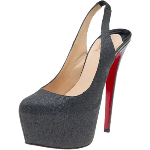 Pre-owned Pumps, female, , Size: 9 US Pre-owned Fabric sandals - Christian Louboutin Pre-owned - Modalova