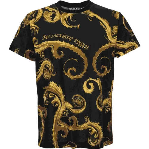 T-Shirts und Polos , Herren, Größe: S - Versace Jeans Couture - Modalova