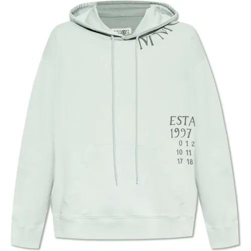 Hoodies, male, , Size: S Hoodie - MM6 Maison Margiela - Modalova