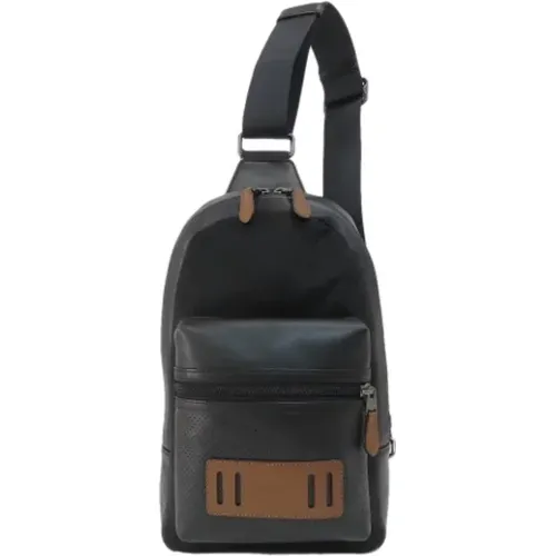 Pre-owned Cross Body Bags, male, , Size: ONE SIZE Pre-owned Leather crossbody-bags - Coach Pre-owned - Modalova