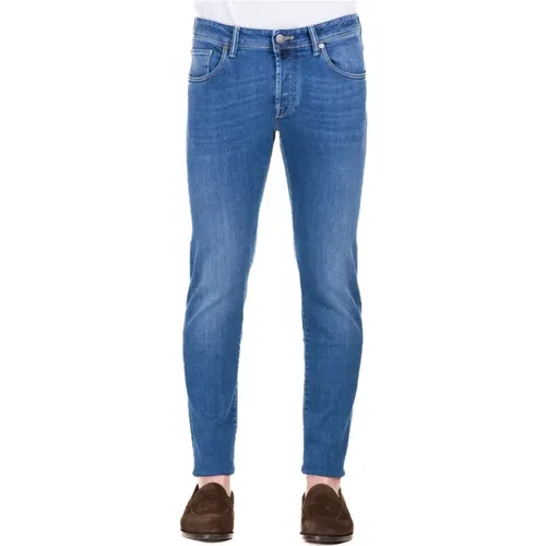 Skinny Jeans , Herren, Größe: W30 - Incotex - Modalova