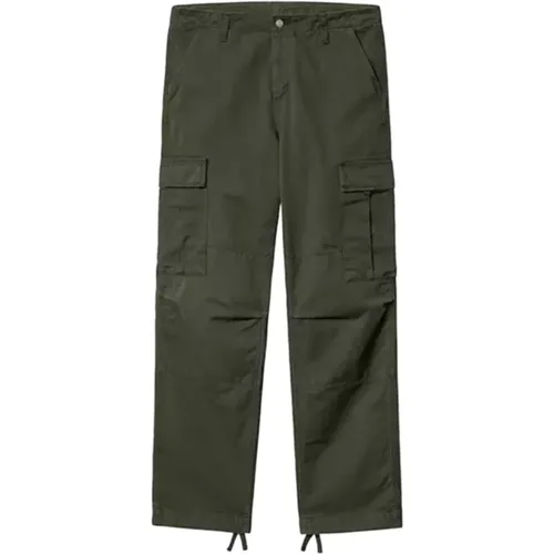 Straight Trousers, male, , Size: W32 Cargo Pant Garment Dyed Military Style - Carhartt WIP - Modalova