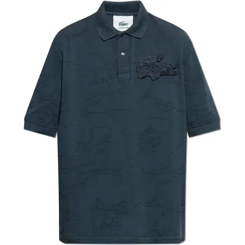 Polo Shirts, unisex, , Size: L Polo with detachable logo - Lacoste - Modalova