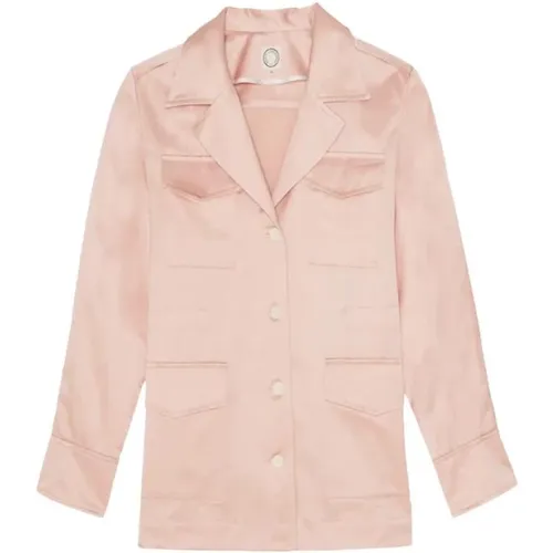 Neva jacket in cotton satin - Ines De La Fressange Paris - Modalova