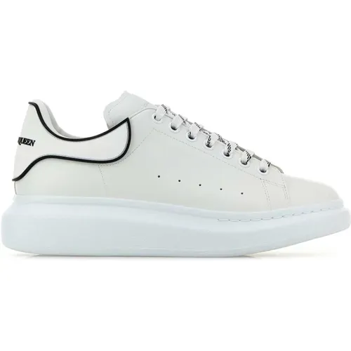 Weiße Ledersneaker mit Absatz , Herren, Größe: 44 1/2 EU - alexander mcqueen - Modalova