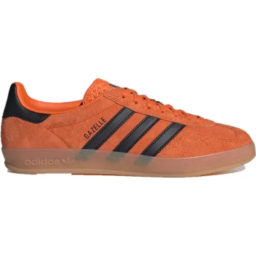 Sneakers, male, , Size: 8 1/3 US Retro Gazelle Indoor Sneaker /Black/Gum - adidas Originals - Modalova