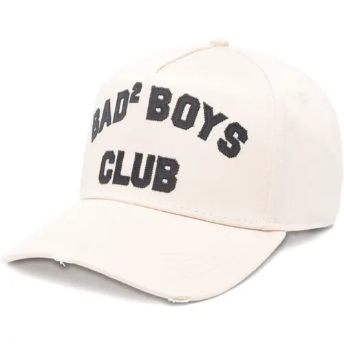 Caps, male, , Size: ONE SIZE Printed Baseball Cap - Dsquared2 - Modalova